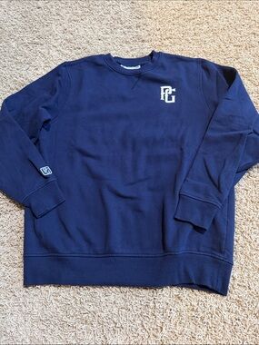 Perfect Game Baseball Navy Crewneck Sweatshirt with Chest Logo